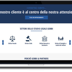 Gobbi & Partners - sito web Studio Legale