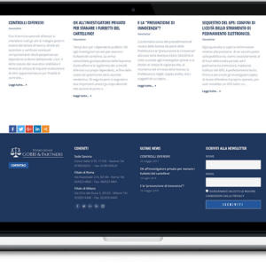 Gobbi & Partners - sito web Studio Legale