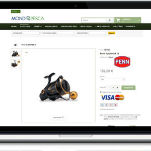 Mondo Pesca - sito web e-commerce