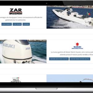 Template Sito web Responsive Nautica