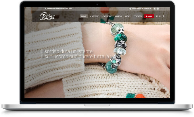 Gioielleria Rossi Restyling Sito Web